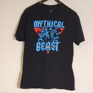 Mythical Beast Graphic Black Tee